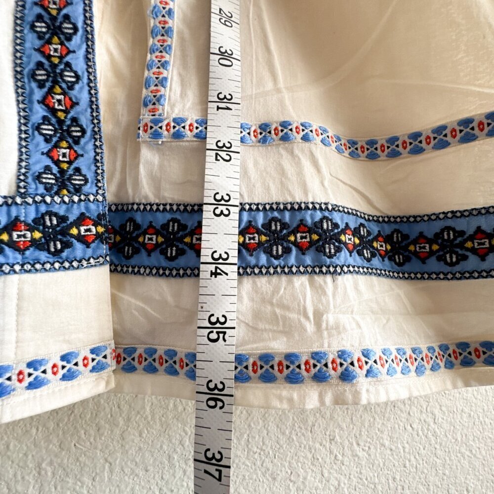 Tory Burch Embroidered Adriana Fit & Flare Dress Size 2 - Picture 12 of 15